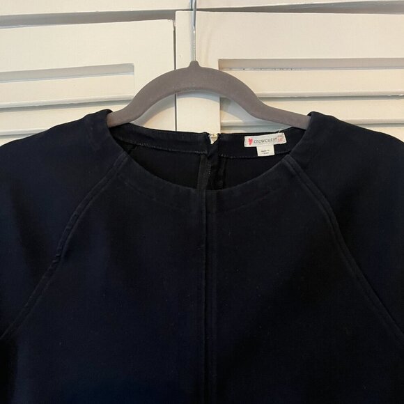 J. Crew Crewcuts girls dress black 16 knit ponte 3/4 sleeves - Picture 3 of 6